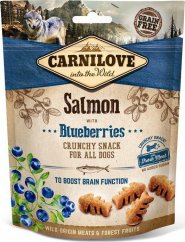 Carnilove Dog Crunchy Snack – losos s borůvkami 200 g