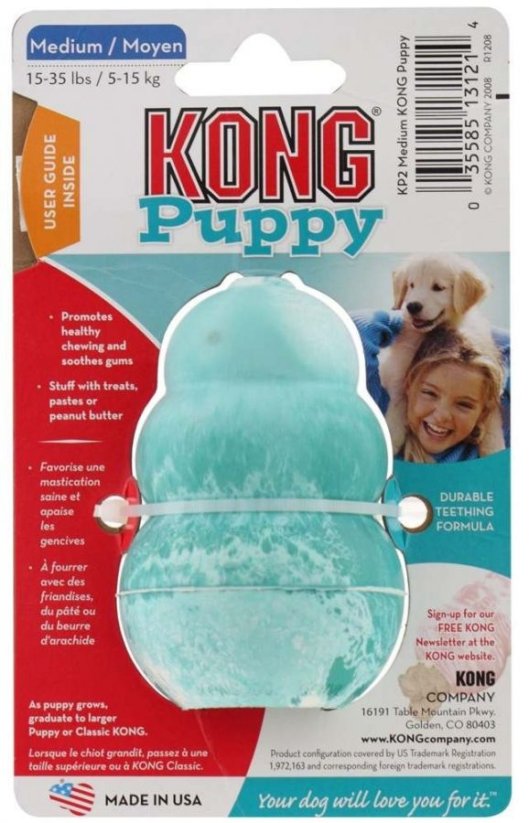 Kong Puppy Classic - Velikost: Medium 8 cm